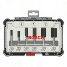 BOSCH ZESTAW 6 FREZÓW DO DREWNA CHWYT 8mm