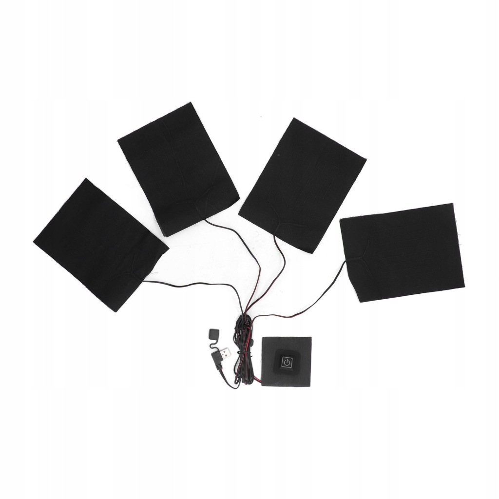 WKŁADKA GRZEWCZA REGULOWANE PODGRZEWACZ USB WODOODPORNY DO UBRAŃ