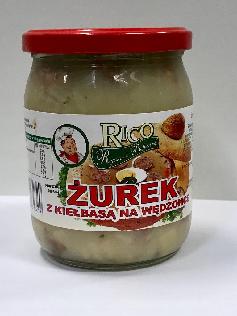 Zupa żurek z kiełbasą na wędzonce - 500g