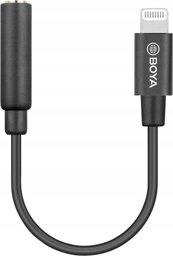 Adapter Lightning - Jack 3.5 mm BOYA BY-K3 0.2 m