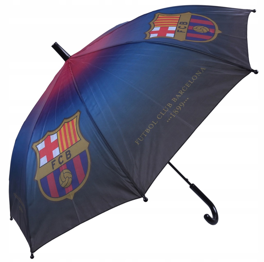 Czarno-bordowa parasolka FC BARCELONA