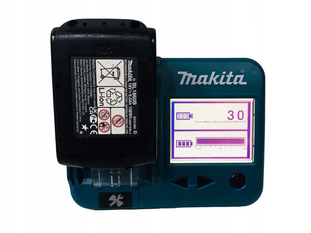 Akumulator Li-Ion Makita BL1860B 18 V 6 Ah - 12711202425 - oficjalne ...
