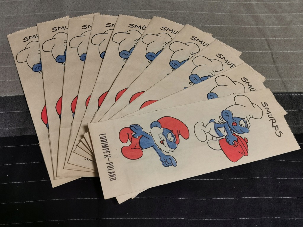 Torba Papierowa Smurfs Smerfy LODIMEX-POLAND