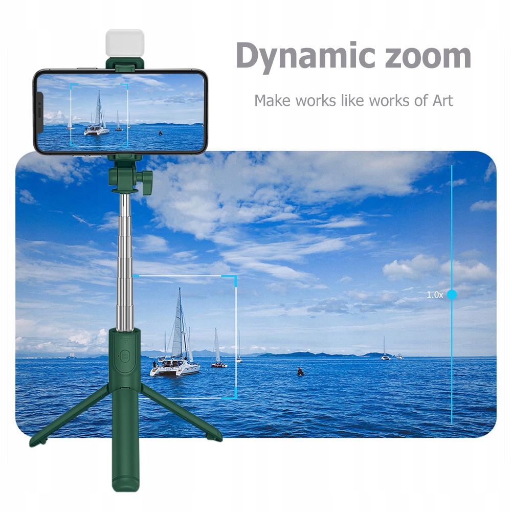 Stojak na telefon Selfie Stick kompatybilny z Blue