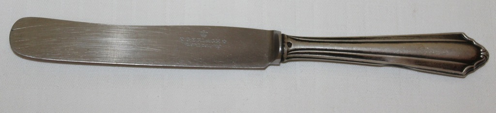 GERLACH stary nóż stołowy srebrny uchwyt