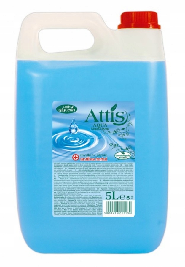Attis mydło w płynie Antybakteryjne 5L