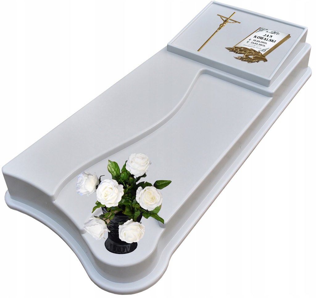 Plastikowy nagrobek pojedynczy - Pomnik plastikowy