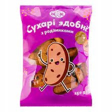 Sucharki z rodzynkami 250 gr Ukraina