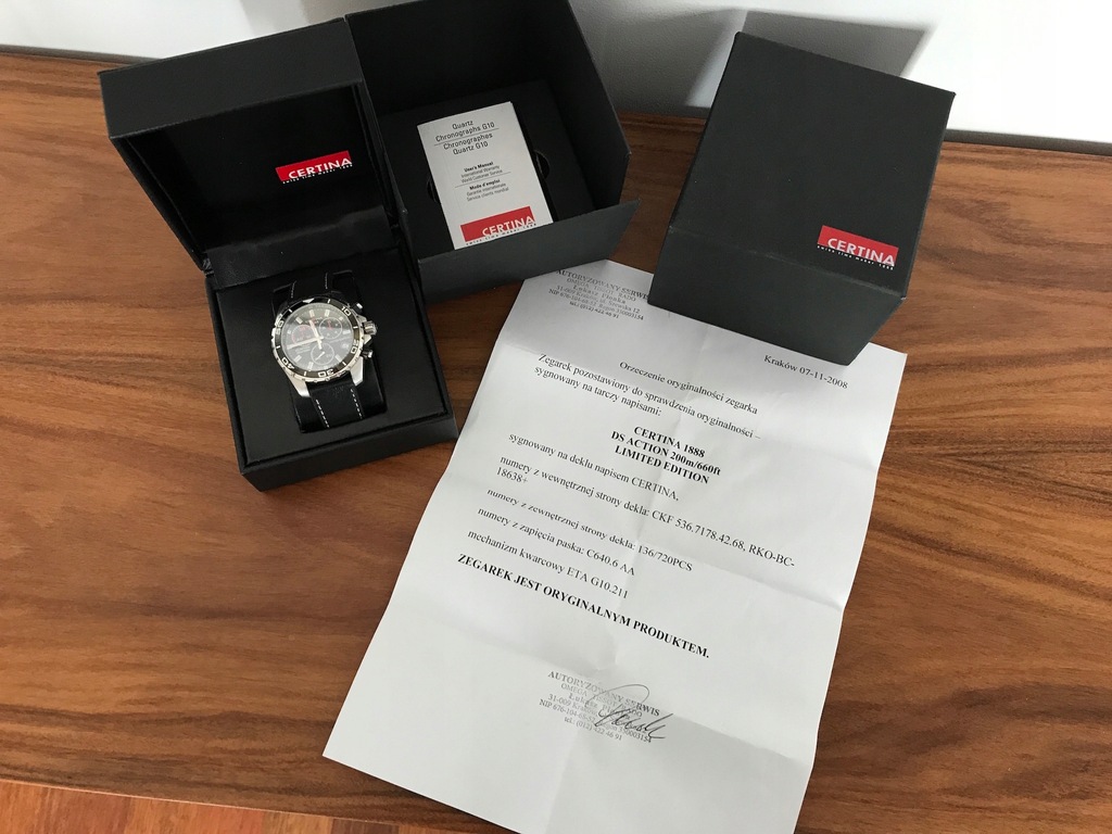 Certina DS Action Limited Edition Robert Kubica