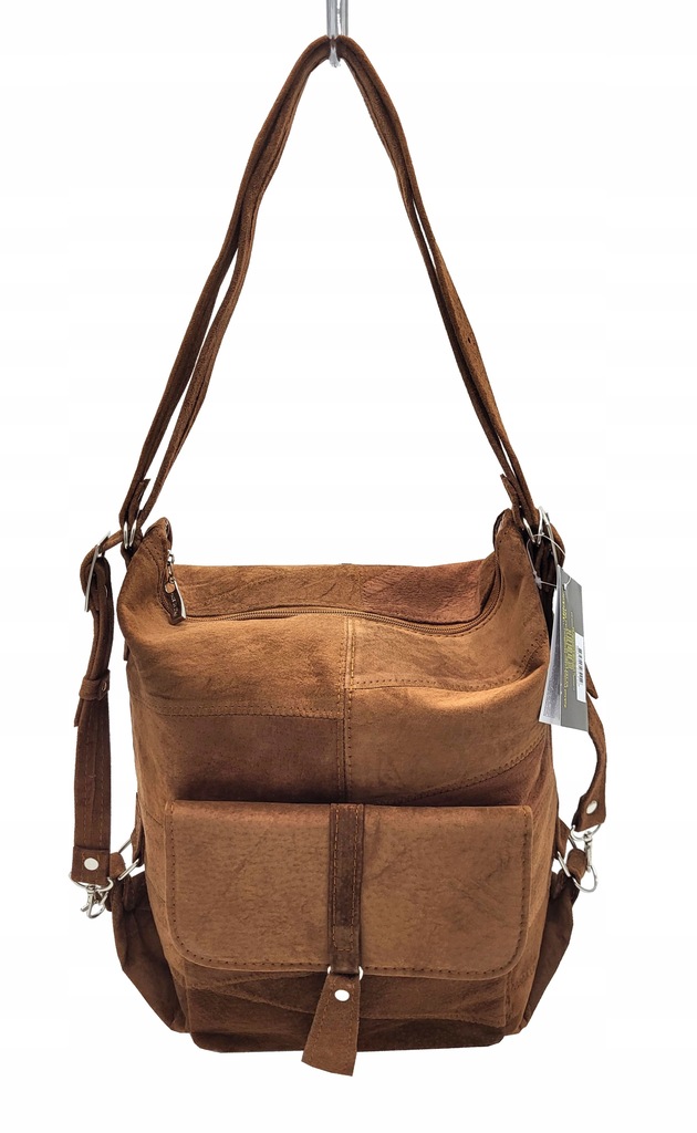 Torebka damska plecak MILSKÓR skóra naturalna zams