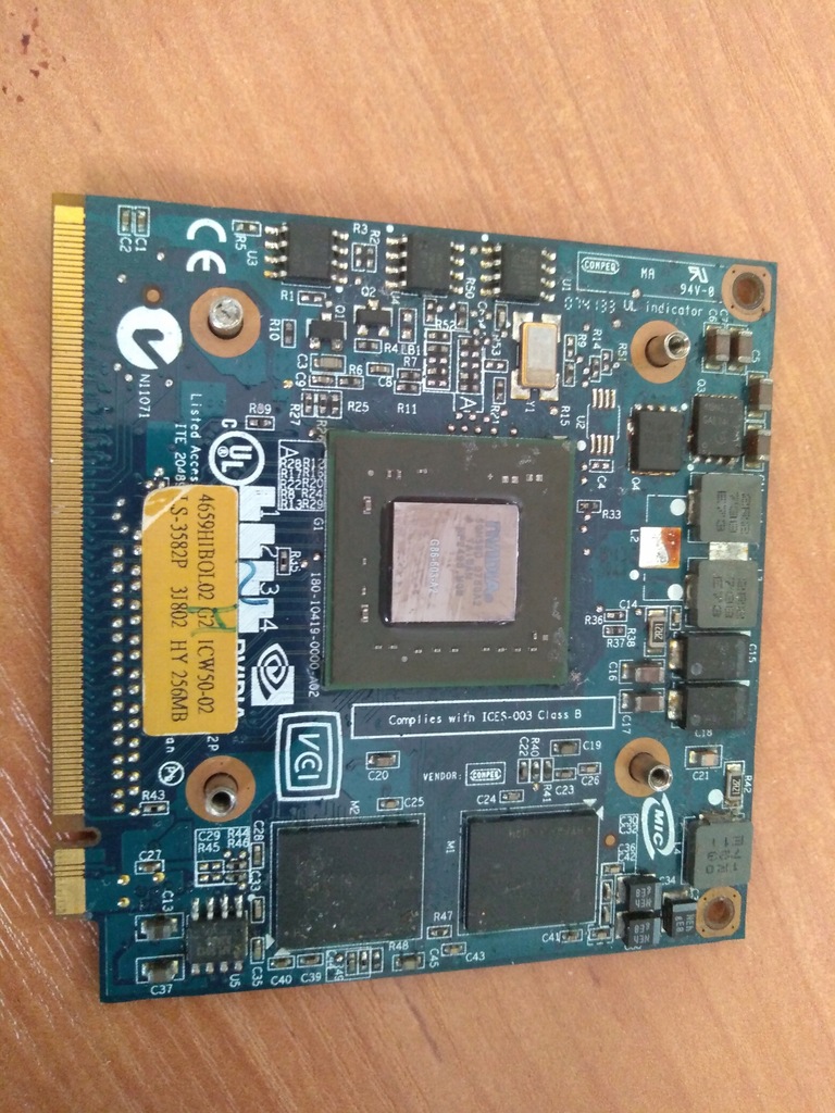 nvidia geforce 8400 8400M GS MXM II DDR2 256MB