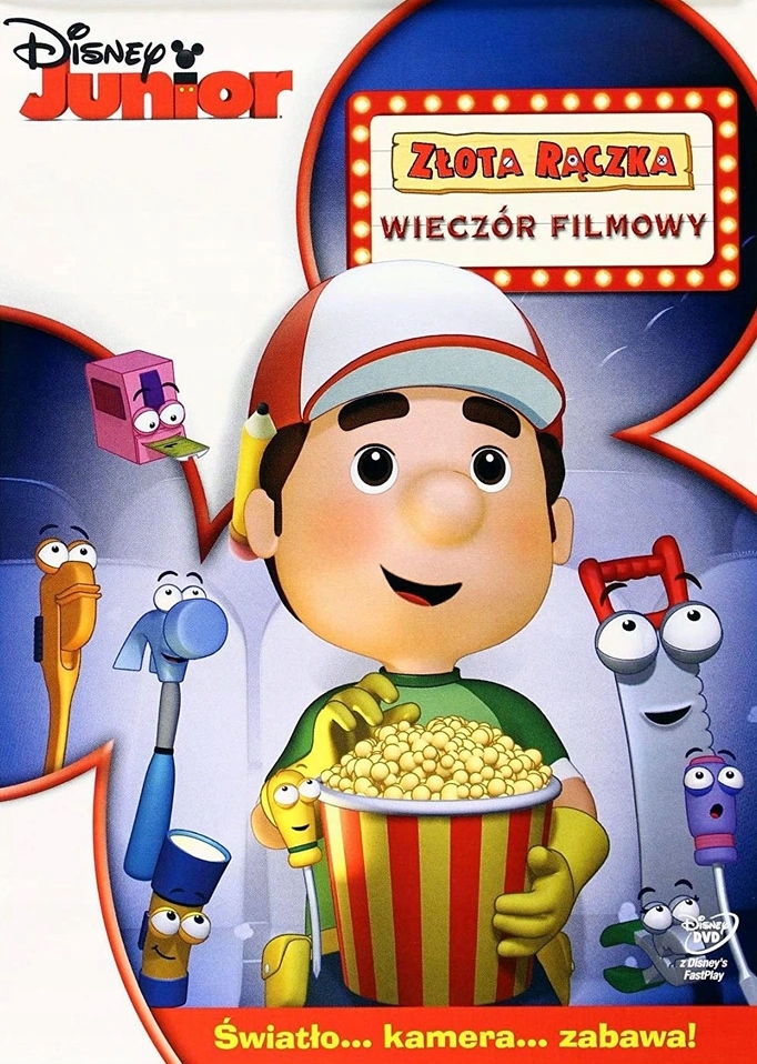 ZŁOTA RĄCZKA WIECZÓR FILMOWY DVD FOLIA Dj