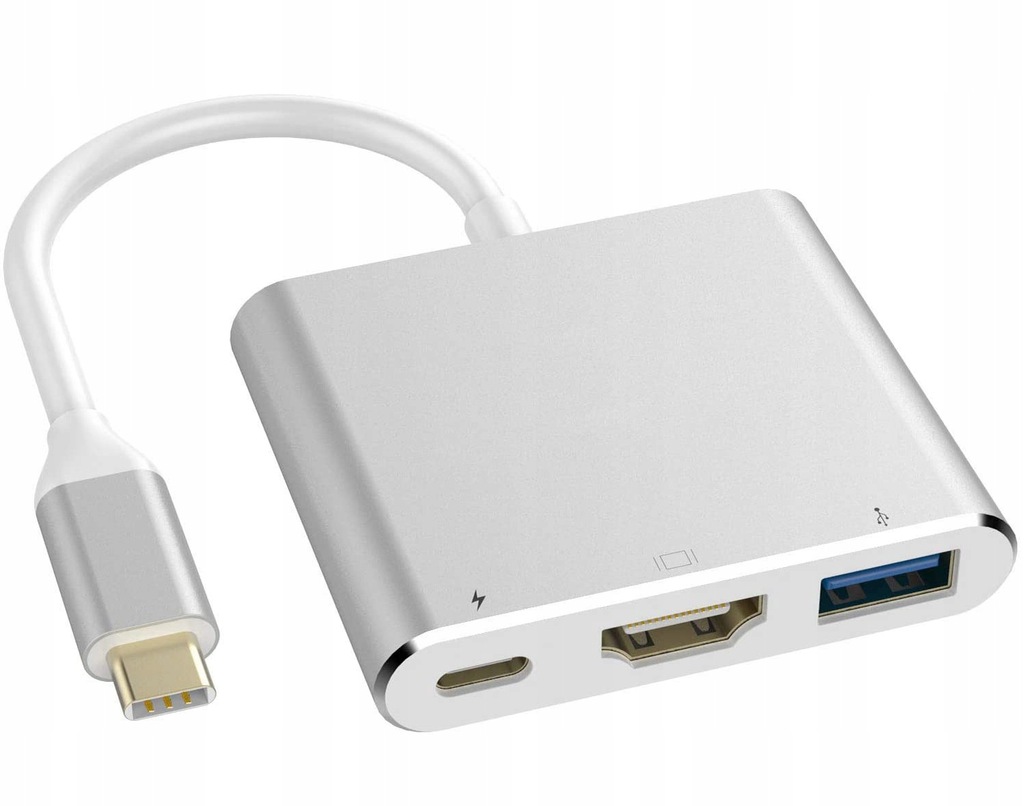 Купить АДАПТЕР ТИПА-C НА HDMI 4K + USB 3.0 + USB-C: отзывы, фото, характеристики в интерне-магазине Aredi.ru