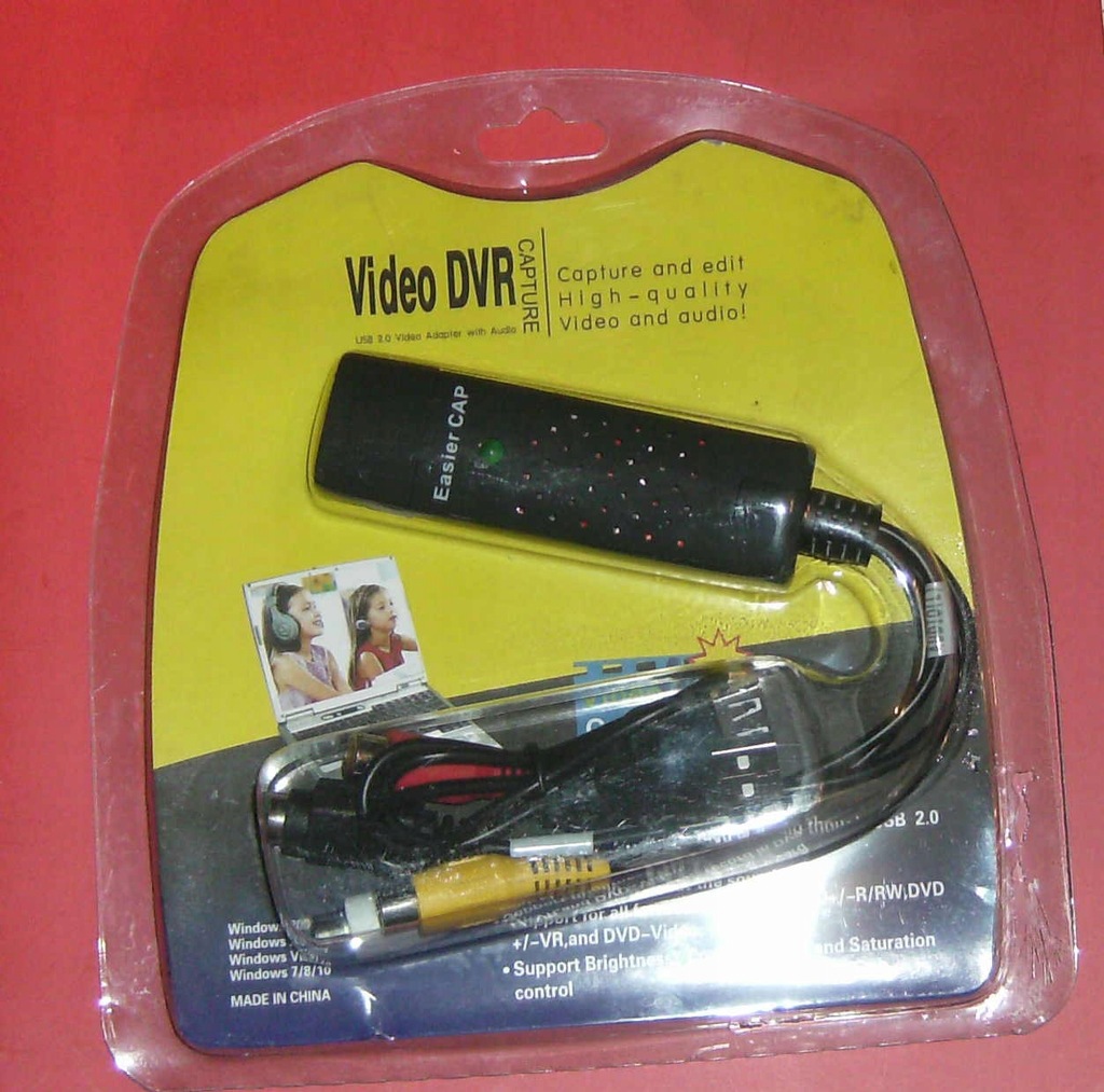 GRABER Zgrywanie kaset VHS CVBS SVideo USB