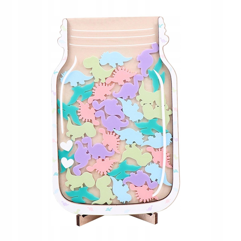 Dinozaur Słoik z nagrodami dla dzieci Tablica