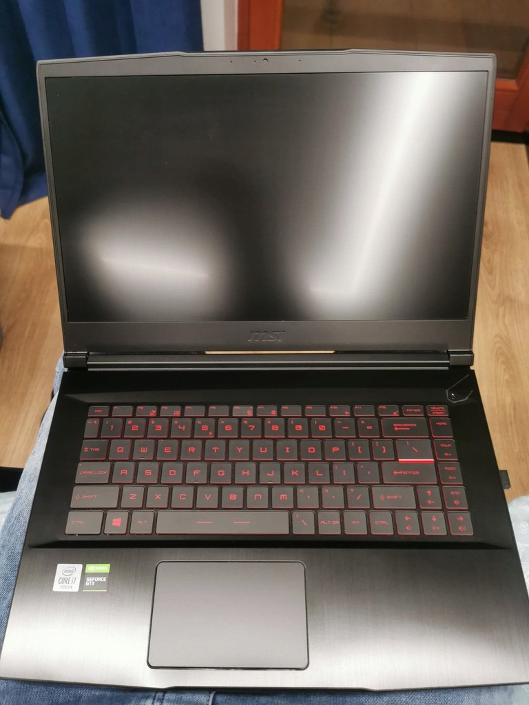 MSI GF65 Thin I7 10750H,1660TI,16GB,1TB, jak nowy