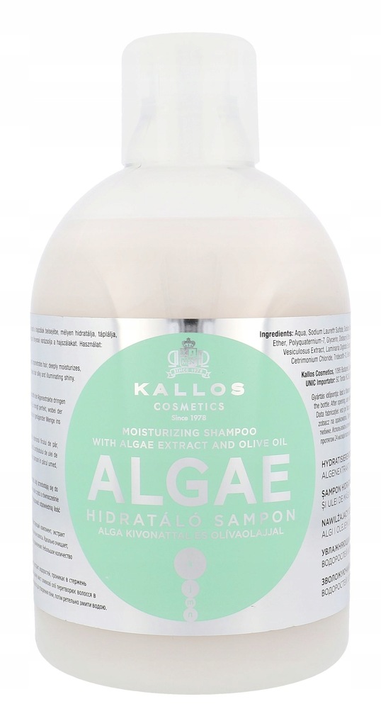 Kallos Cosmetics Algae Szampon do włosów 1000ml