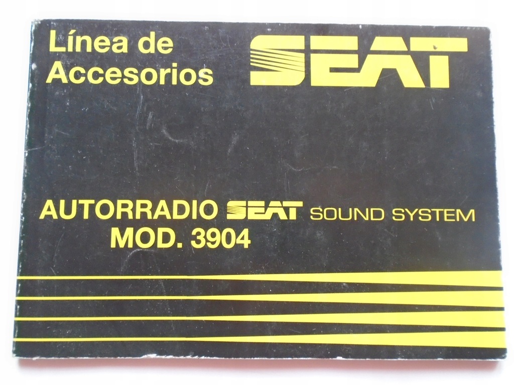 @ RADIO AUTO SEAT SOUND SYSTEM INSTRUKCJA OBSŁUGI