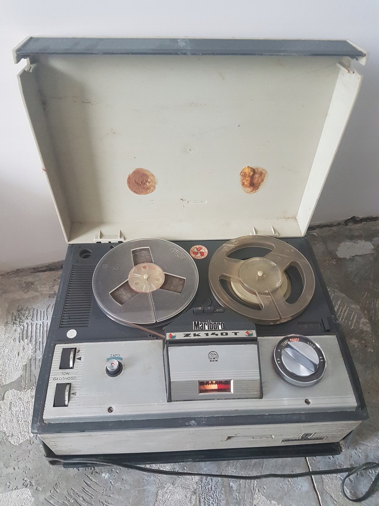 Magnetofon szpulowy Unitra ZK140T Grundig taśmy