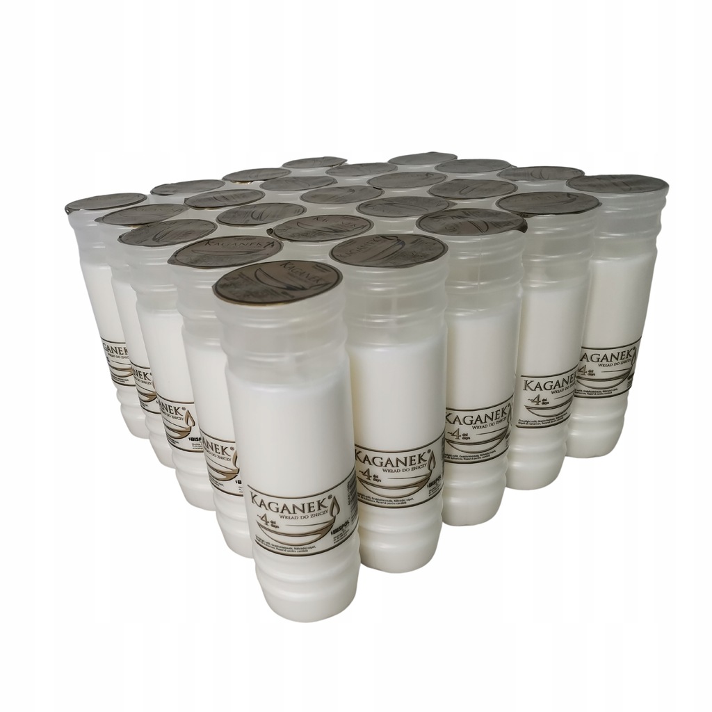 WKŁADY DO ZNICZA BISPOL KAGANEK 4 DNI x 24szt