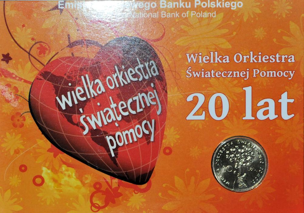 BLISTER 2 ZŁ WOŚP 2012 NOWE