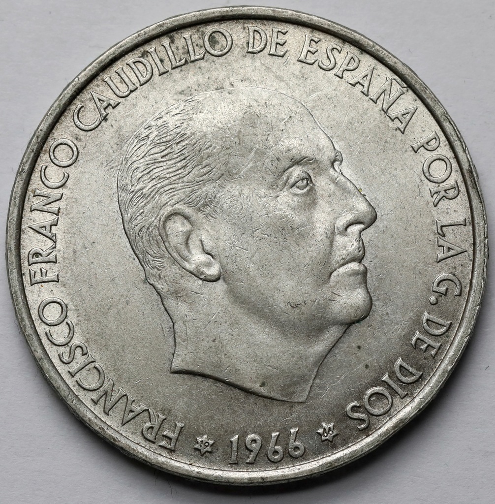 590. Hiszpania, 100 ptas 1966