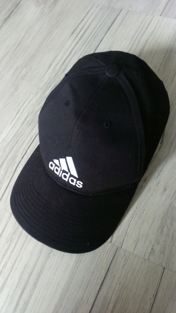 ADIDAS kaszkiet czarny czapka regulowana One Size