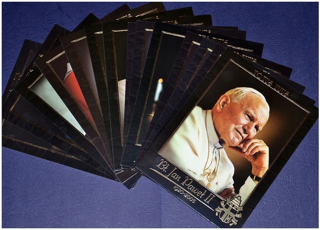 Jan Paweł II pocztowki 14 sztuk Polecam.NOWE