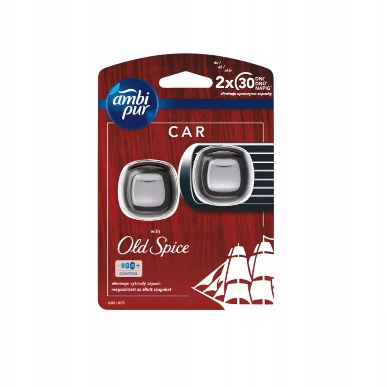 AMBI PUR CAR OLD SPICE ODŚWIEŻACZ POWIETRZA DUO