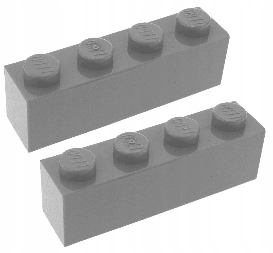 07333 LEGO 3010 4211103 brick 1x4 c.szary DBG 2szt