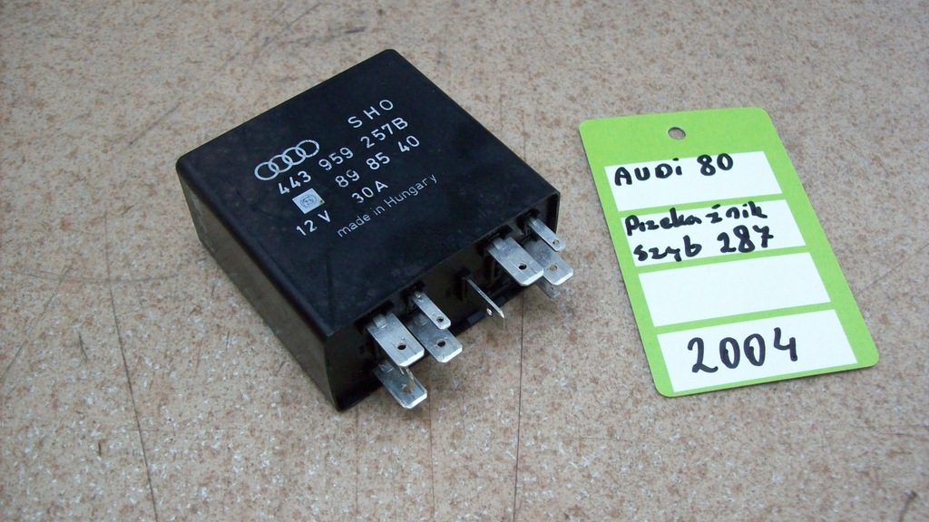 PRZEKAŹNIK SZYB 287 AUDI 80 B4 443959257B