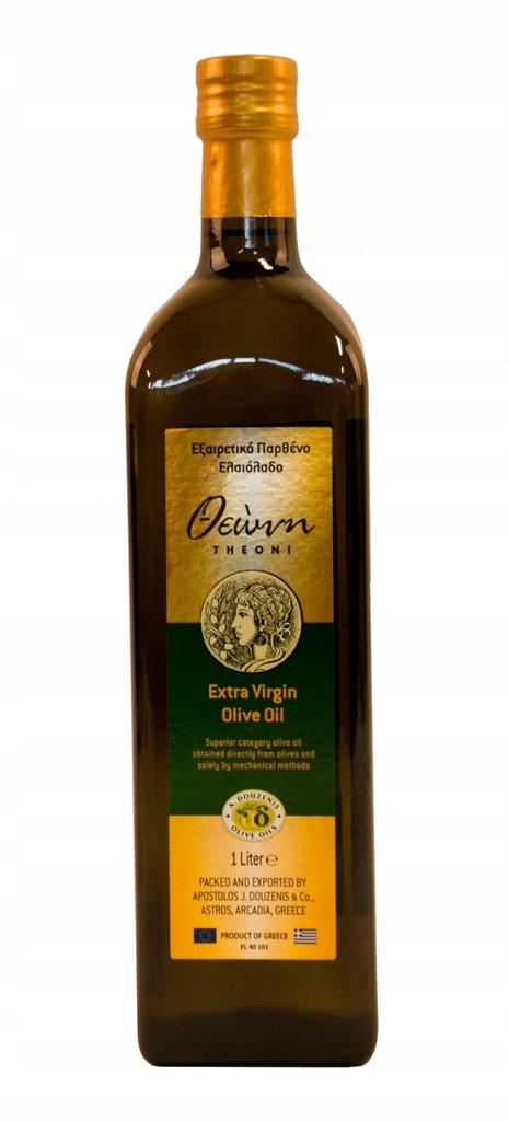 THEONI niefiltrowana oliwa z oliwek extra virgin 1 litr