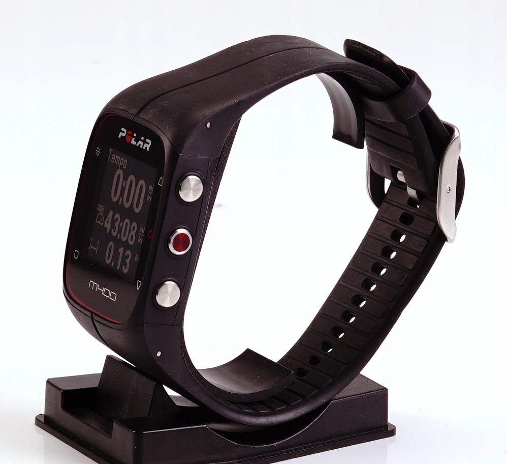 Zegarek Polar M400 Czarny + pas HR OKAZJA - 7845629103 - oficjalne archiwum Allegro