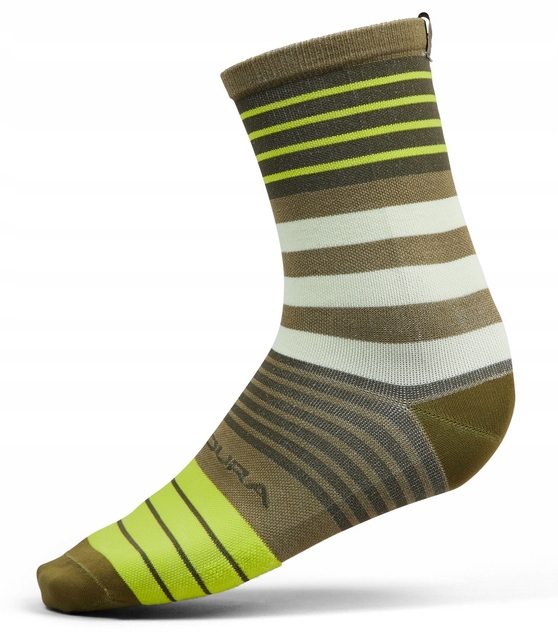 Skarpety Endura Block Sock GRN/GRN - L/XL (43-47 cm)