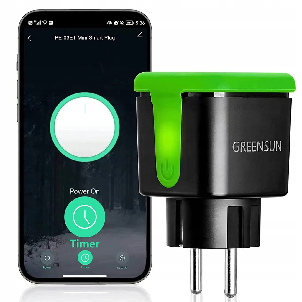 Prise Connectée, GreenSun 16A Prise WiFi Compatible Avec Alexa, Google Home, Lot De 2 Prises - Foto 6