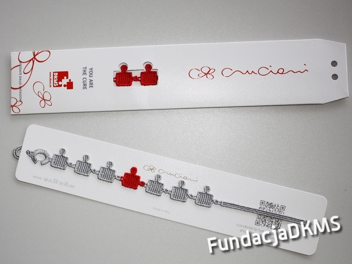 Bransoletka Cruciani, puzzle - dla Fundacji DKMS