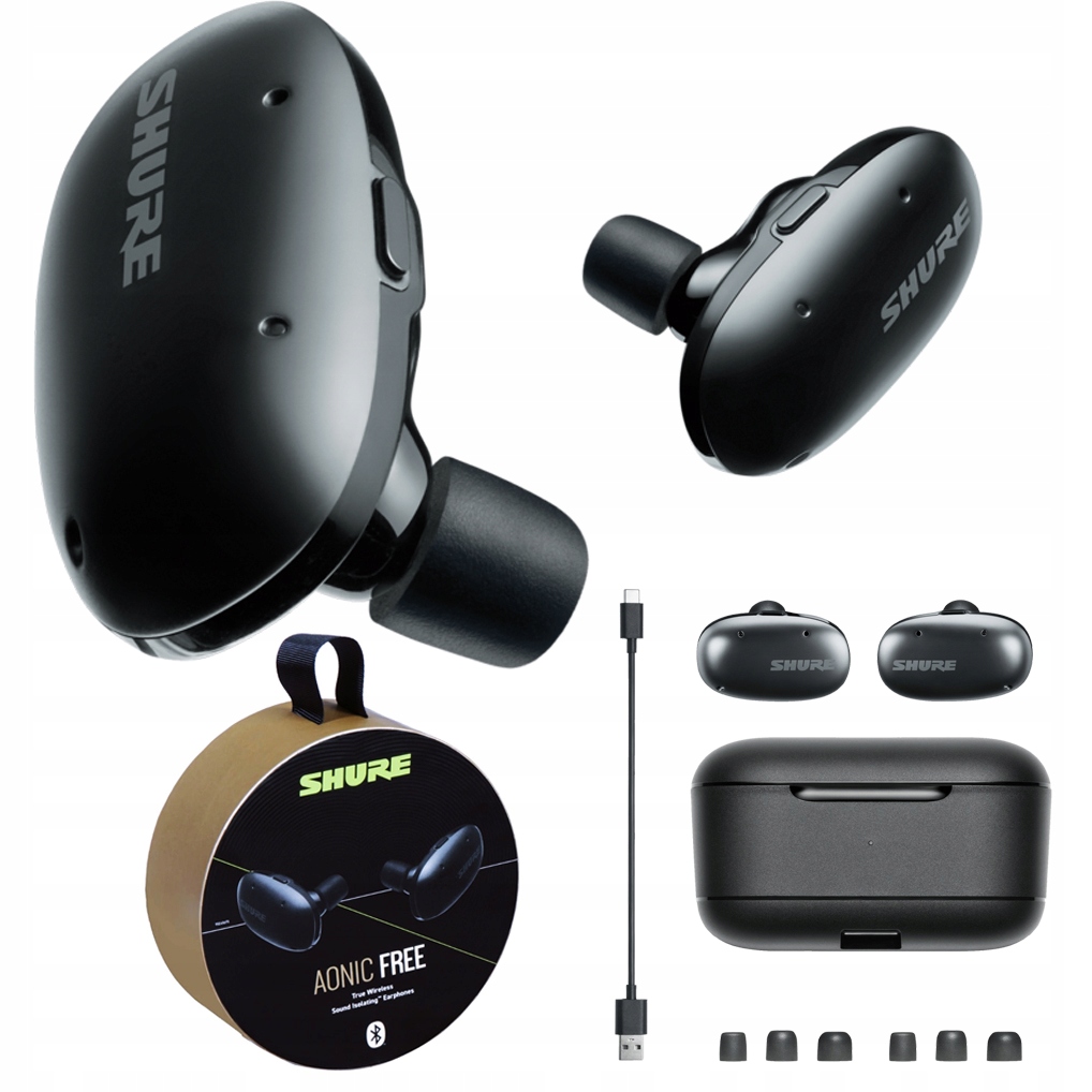 SHURE AONIC Free słuchawki bezprzewodowe BT 5 APTX