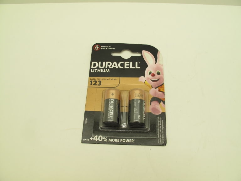 BATERIE DURACELL 123 CR123 LITHIUM 2 SZT