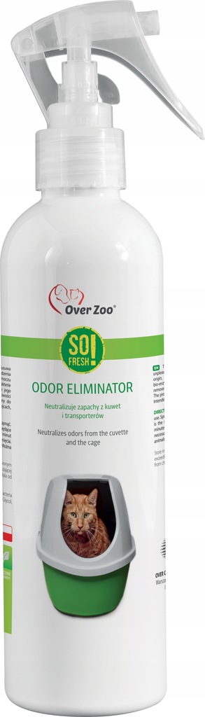 OVER ZOO ODOR ELIMINATOR 250ML KUWETY KOJCE