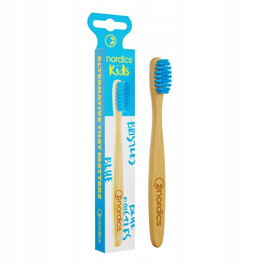 Nordics Kids Bamboo Toothbrush bambusowa szczot P1