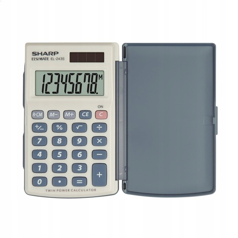 SHARP CALCULATOR HANDHELD BOX EL243S Sharp