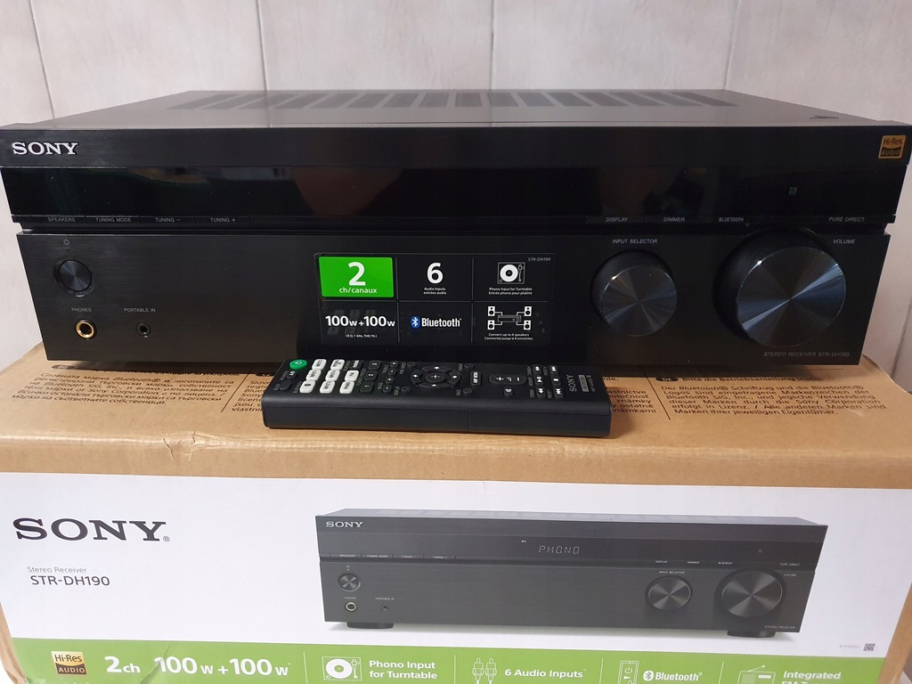 Купить Ресивер Sony STR-DH190 черный 100Вт: отзывы, фото, характеристики в интерне-магазине Aredi.ru