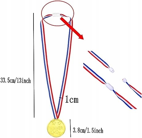 Купить Золотые пластиковые медали.: отзывы, фото и характеристики на ...