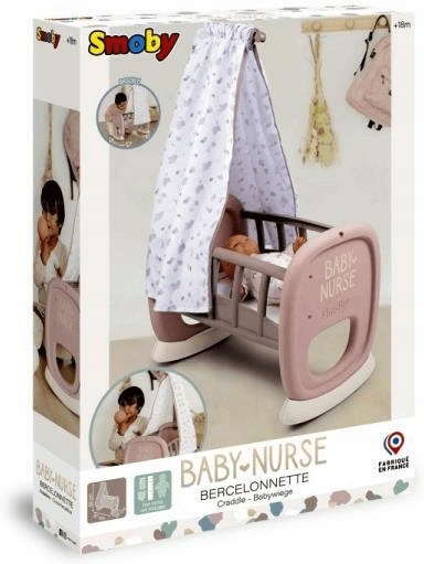 Baby Nurse Kołyska z baldachimem SMOBY