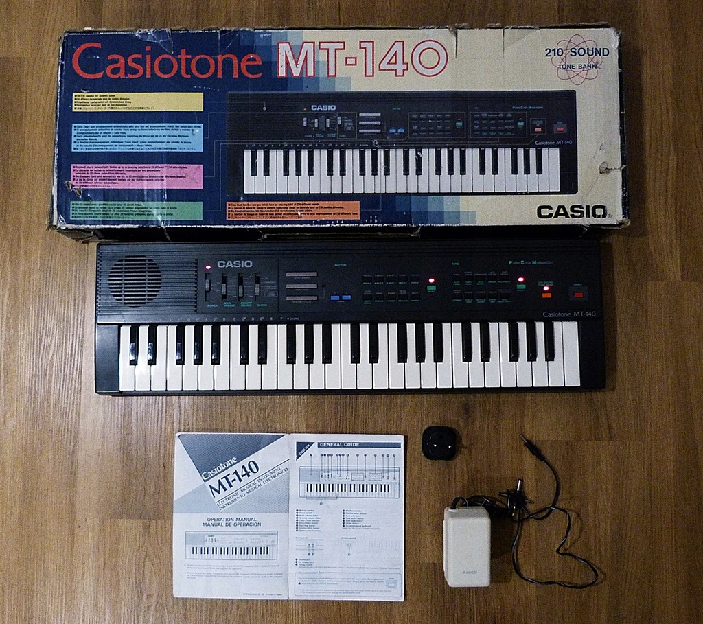 Keyboard Casio MT140 Casiotone + ZASILACZ JAPAN 8654507505