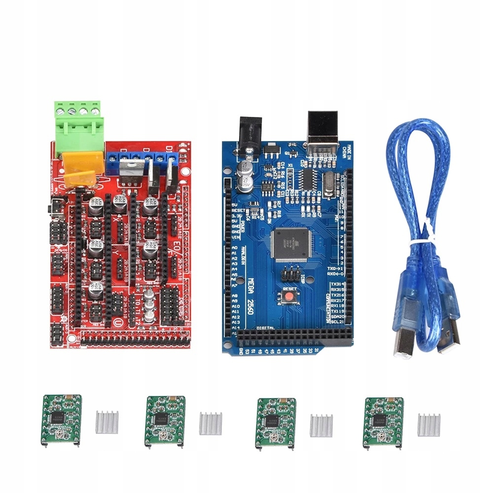 Zestaw MEGA 2560 + RAMPS 1.4 RepRap +4 stepsticki 8715861394