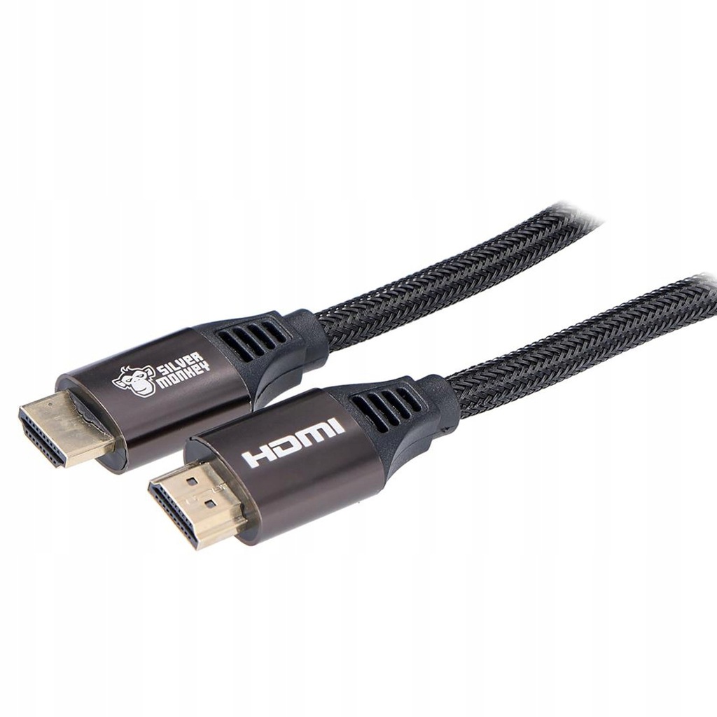 Kabel Silver Monkey HDMI 2.1 w oplocie 3m