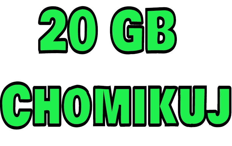 TRANSFER CHOMIKUJ 20GB 30 DNI AUTOMAT 24/7