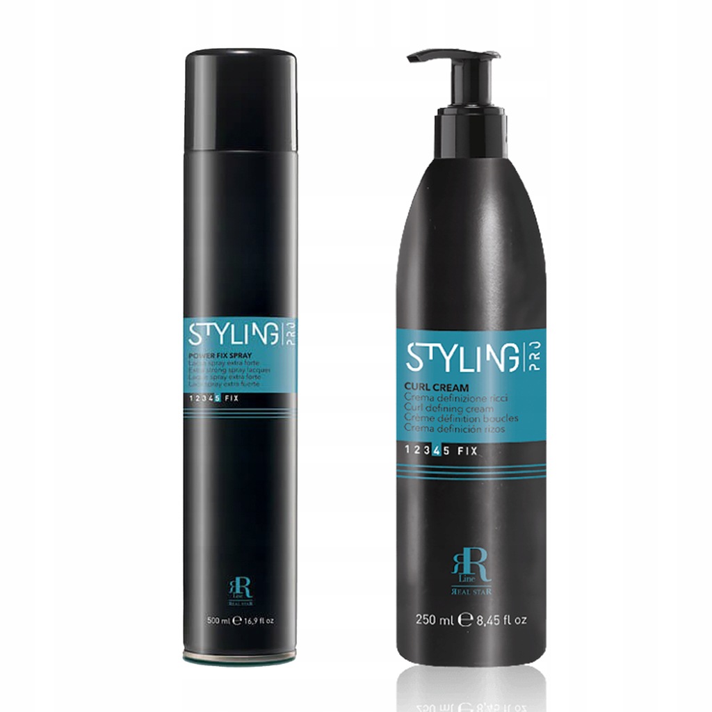 RR STYLING PRO POWER FIX SPREY 500 ml + KREM DO LOKÓW 250 ml