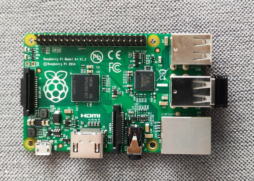 Raspberry Pi model B+ karta sieciowa wifi Asus